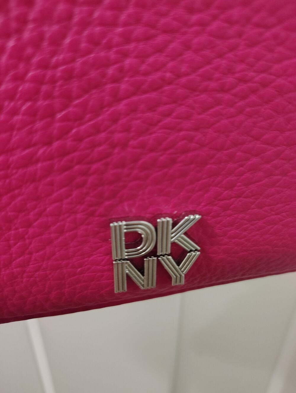 NEW DKNY Pink Faux Leather Shoulder Bag, Retail 128.00